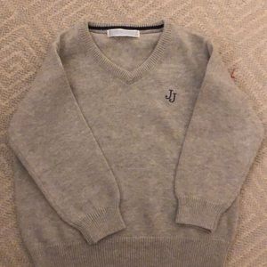 Janie and Jack gray cotton sweater 2T